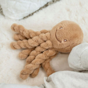 Knuffel met korte haren Octopus Beige Amber 