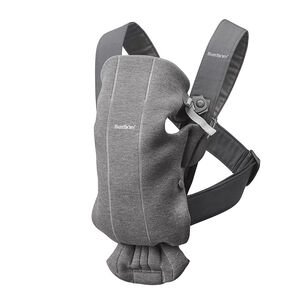 Porte-bébé Mini 3D jersey - Gris foncé 