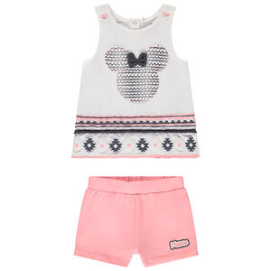 Ensemble short + débardeur Minnie Disney fantaisie pour bébé fille 