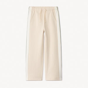 Jogging large molletonné à bandes pour fille 