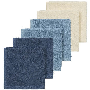Lingettes pour la bouche - Natural/Jeans Blue/Indigo - 30x30 cm 