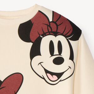Sweatshirt meisje met Minnie Disney-print 