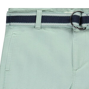 Tweekleurige chino met bicolore riem voor jongen 
