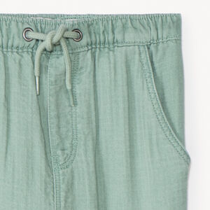 Pantalon uni en toile pour bébé garçon 