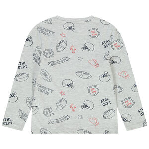 T-shirt manches longues imprimé garçon 