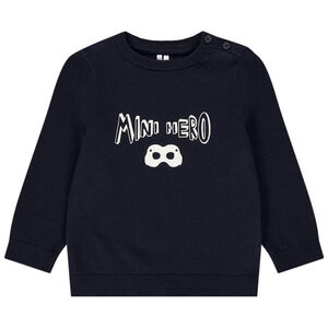 Trui in gebreid fantasieprint voor baby jongen 