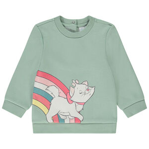 Sweatshirt in jersey print Marie Disney voor baby meisje 