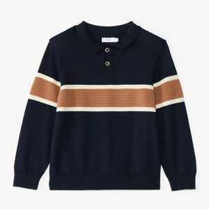 Poloshirt voor jongens met een fantasiedesign 