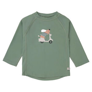 T-shirt à manches longues Rashguard T62/68 (3-6 mois) Scooter/Dog Green 