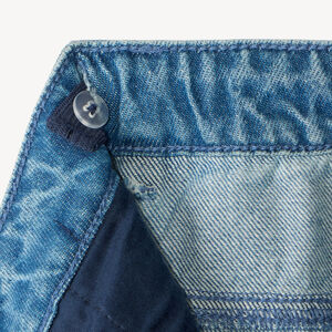 Rechte jeans met inzetstukken voor jongens 