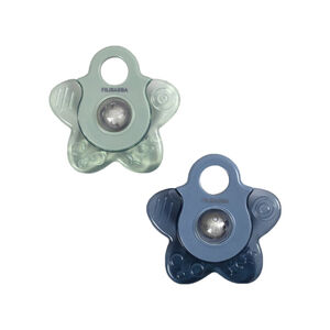 Set van 2 koelbare bijtringen Cooling Star - Blue mix 