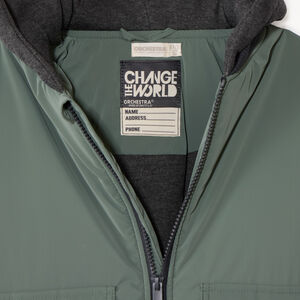 Blouson aviateur avec capuche molleton pour garçon 