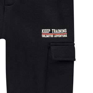 Fleece jogging met cargozakken voor jongens 