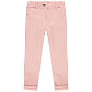 Skinny joggingbroek in fleece voor meisjes 
