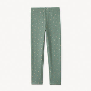 Legging imprimé pailleté et doublé sherpa pour fille 