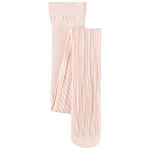 Collant épais effet torsadé pour fille  