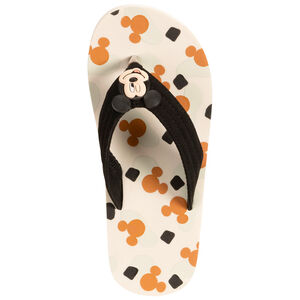 Tongs à bride souple imprimé et badge Mickey Disney pour garçon 