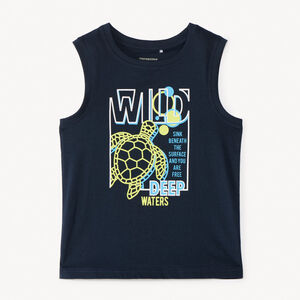 Débardeur en jersey motifs fantaisie pour garçon 