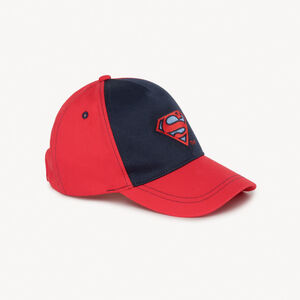 Pet met colour block effect Superman voor jongens 