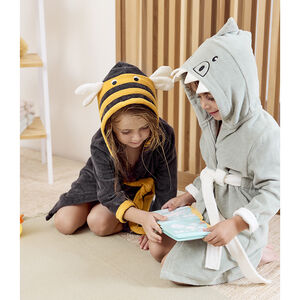Peignoir de bain éponge Abeille 