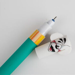Uitwisbare pen met ingebouwde gom - Diddl 