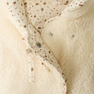 Sherpa jas voor meisjes met capuchon 