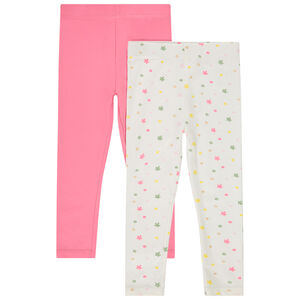 Set van 2 boxershorts in jersey voor baby meisje 