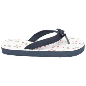 Tongs imprimées cerises pour fille avec lanière selon l'âge 