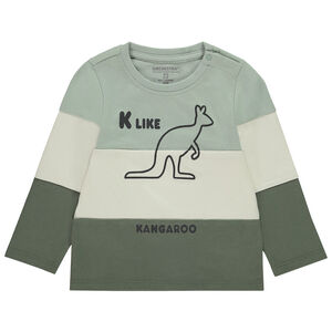 Lange mouwen T-shirt met kleurblok effect voor baby jongen 