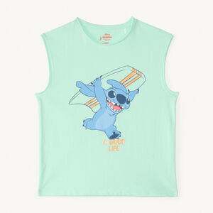 Stitch Disney print tanktop voor jongens 