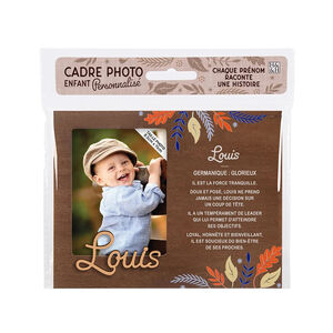 Cadre photo personnalisé 18,5 x 14,5 cm Louis 