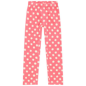 Pyjama van fluweel met stippen en Minnie Disney print meisjes 