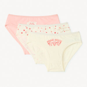 Set van 3 Minnie Disney onderbroeken voor meisjes 