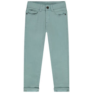 Slim fit jeans in effen denim voor jongens 