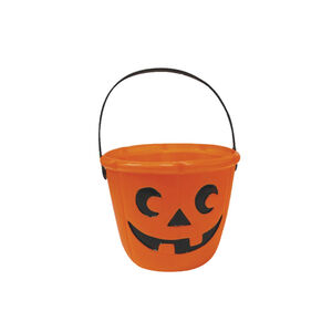 Oranje pompoensnoeppot voor Halloween 