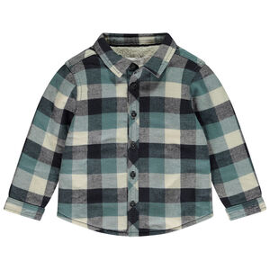 Surchemise en flanelle à carreaux pour bébé garçon 