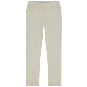Jegging en molleton uni pour fille 