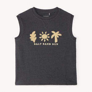 Débardeur patch bouclette soleil pour garçon 