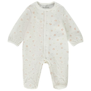 Dors-bien en velours imprimé éléphants pour bébé 