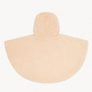 Warm fleecy poncho for car seat and stroller 