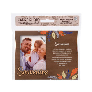 Cadre photo personnalisé 18,5 x 14,5 cm Souvenirs 