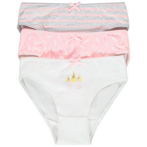 Lot de 3 culottes en coton à motifs assortis 
