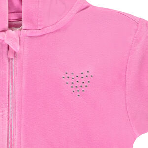 Ensemble jogging total look en velours pour fille 