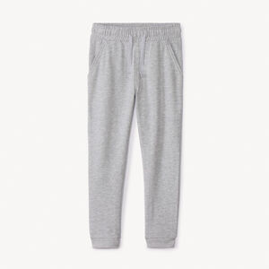 Joggingbroek van effen fleece voor meisjes 
