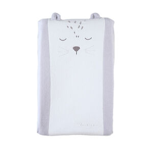 Matelas à langer + housse en éponge - Gris 