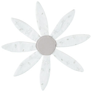 Doudou plat spécial bébés prématurés fleur 