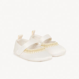 Babies in satijn met borduursel voor meisjes 