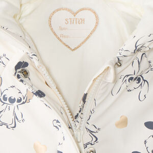 Parka met capuchon voor meisjes met Stitch Disney-print 