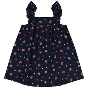 Tuniek in jersey met fantasieprint voor meisjes 