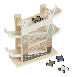 Houten auto glijbaan Little Savane 